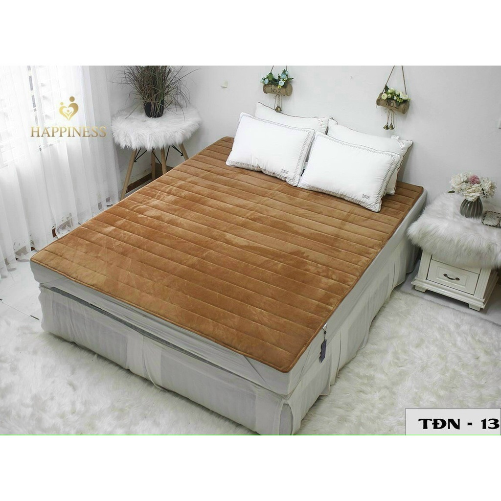 Thảm nhung trải sàn trải giường - nệm nhung gấp gọn siêu ấm loại 1