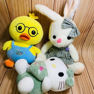 Gấu hoạt hình mèo Oggy, Gấu Bông Cushin Mặc Quần Con Voi, gấu bông thỏ mặc váy, gấu bông kitty, vịt, Gấu hơi siêu nhẹ,
