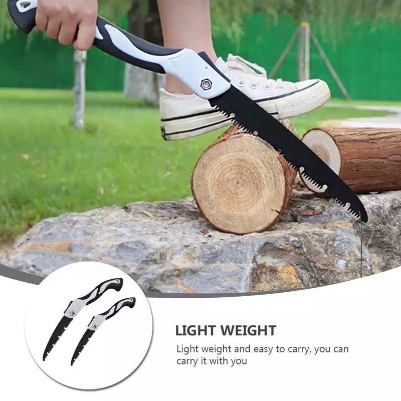 Cưa cầm tay gấp gọn lưỡi thép hợp kim SK5 Siêu Sắc