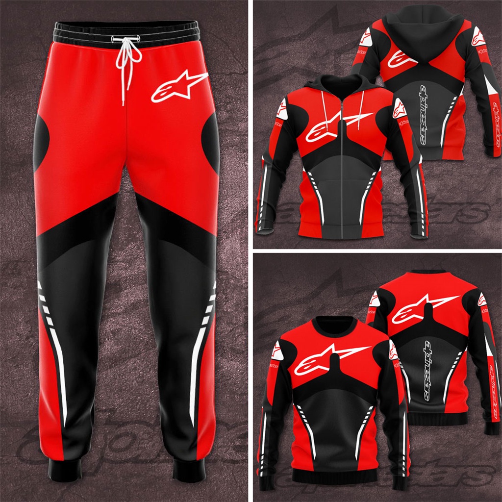 Áo Khoác hoodie Chui Đầu Có Khóa Kéo In Logo alpinestars Thời Trang Mùa Xuân Mới 2023 Cho Nam Và Nữ