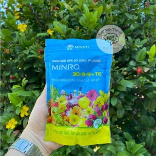 Phân bón hỗn hợp npk minro 30-9-9 túi 200gr