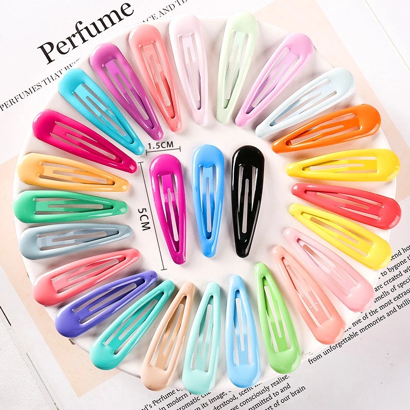 Set 5 Kẹp Tóc Màu Kẹo Ngọt Ngào Dễ Thương Phong Cách Hàn Quốc Cho Bé Gái