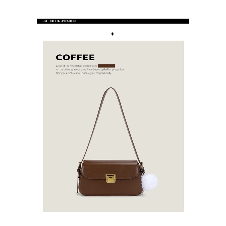 HÀNG CÓ SẴN - Túi đeo nữ Ceekay màu cafe có hộp sang trọng