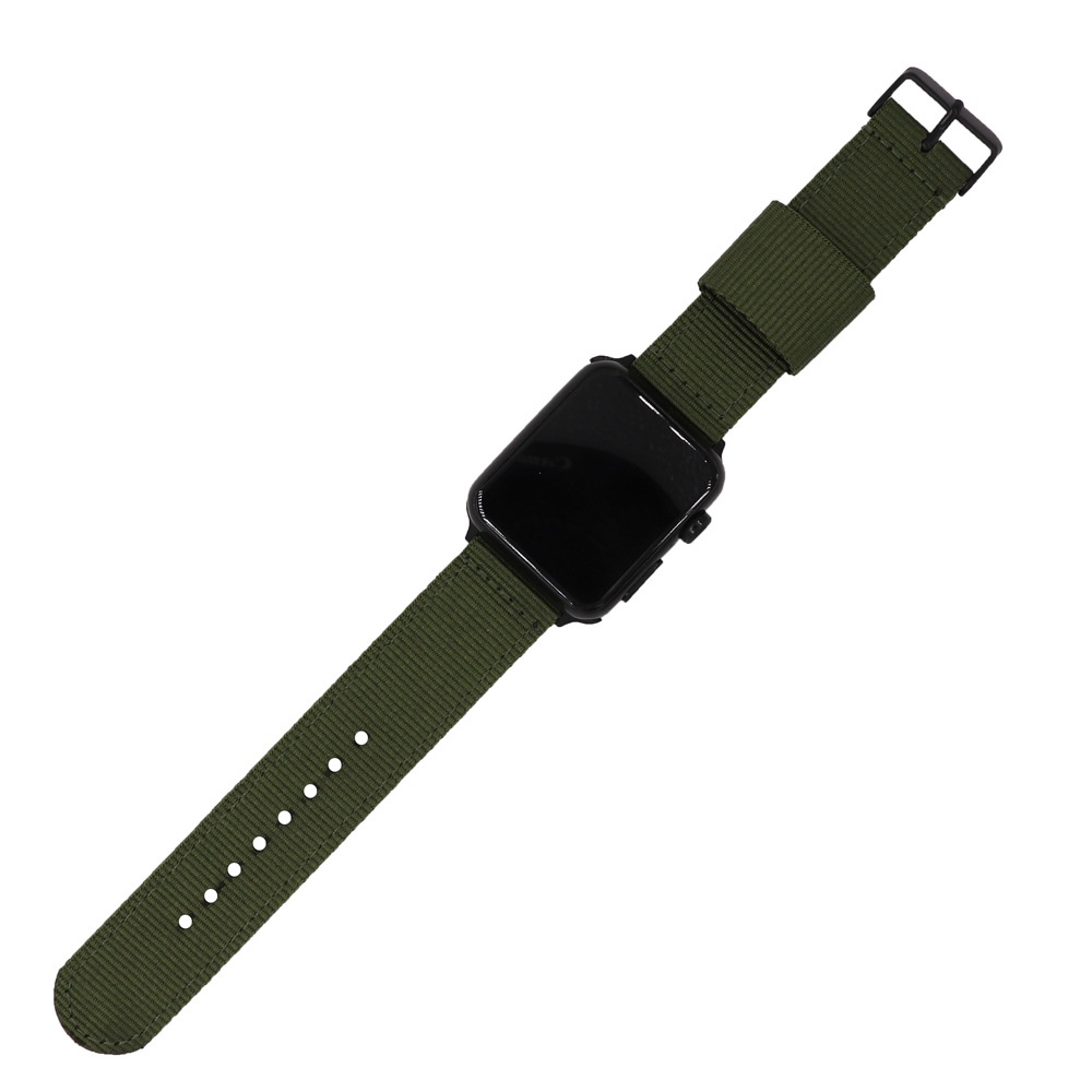 Dây Đeo Bằng Vải Dù Canvas Nylon Cho Đồng Hồ Thông Minh Apple Watch Series 45mm 44mm 40mm 41mm 38mm 42mm Series 8 7 6 5 4 3