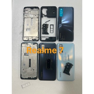 Vỏ bộ Realme 7- gồm kính lưng,xương máy , phím nhựa, khay sim, kinh cam