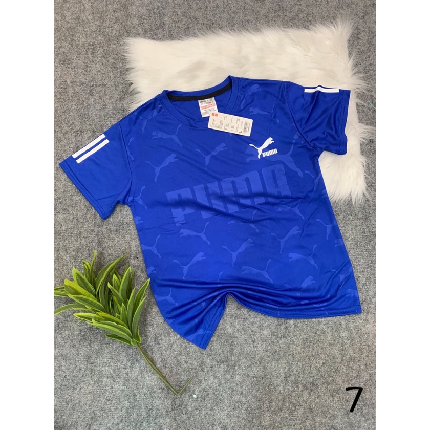 ÁO THỂ THAO CỘC TAY DẬP Vân PUMA