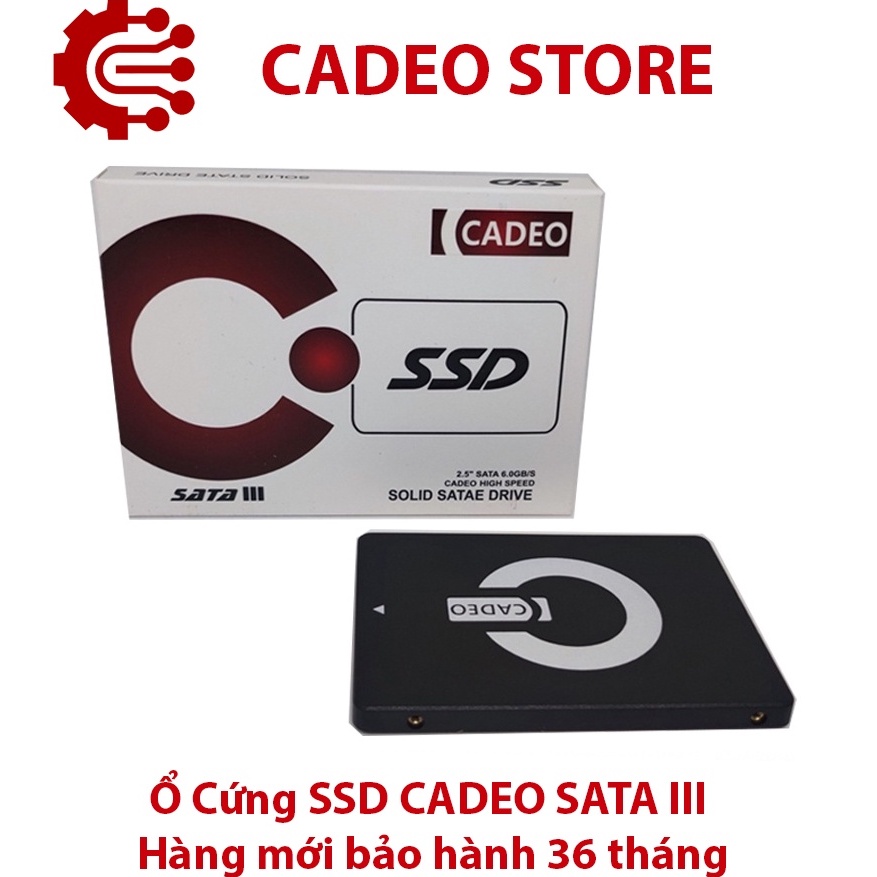 Ổ Cứng SSD CADEO 128GB / 256GB / 512GB SATA III hàng mới bảo hành 36 tháng