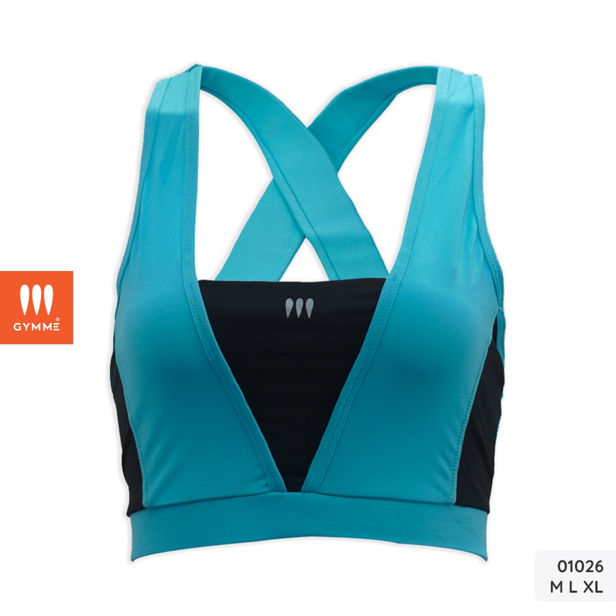 Áo tập gym nữ yoga aerobic croptop thể thao sport bra gymme -01026