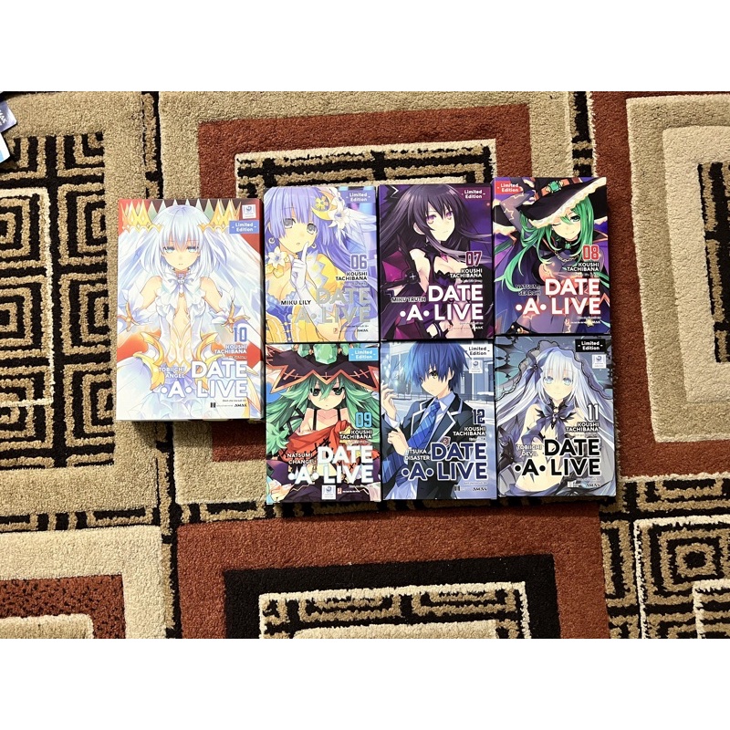Boxset date a live limited 6-12(full phụ kiện)