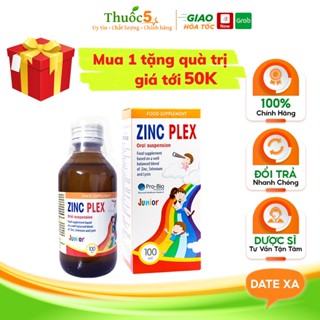 Siro Uống ZinC Plex Hỗ Trợ Bổ Sung Kẽm, Selen, Lysin Tăng Đề Kháng