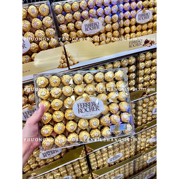 Socola Nhân Hạt Phỉ • FERRERO ROCHER • FINE HAZELNUT CHOCOLATES