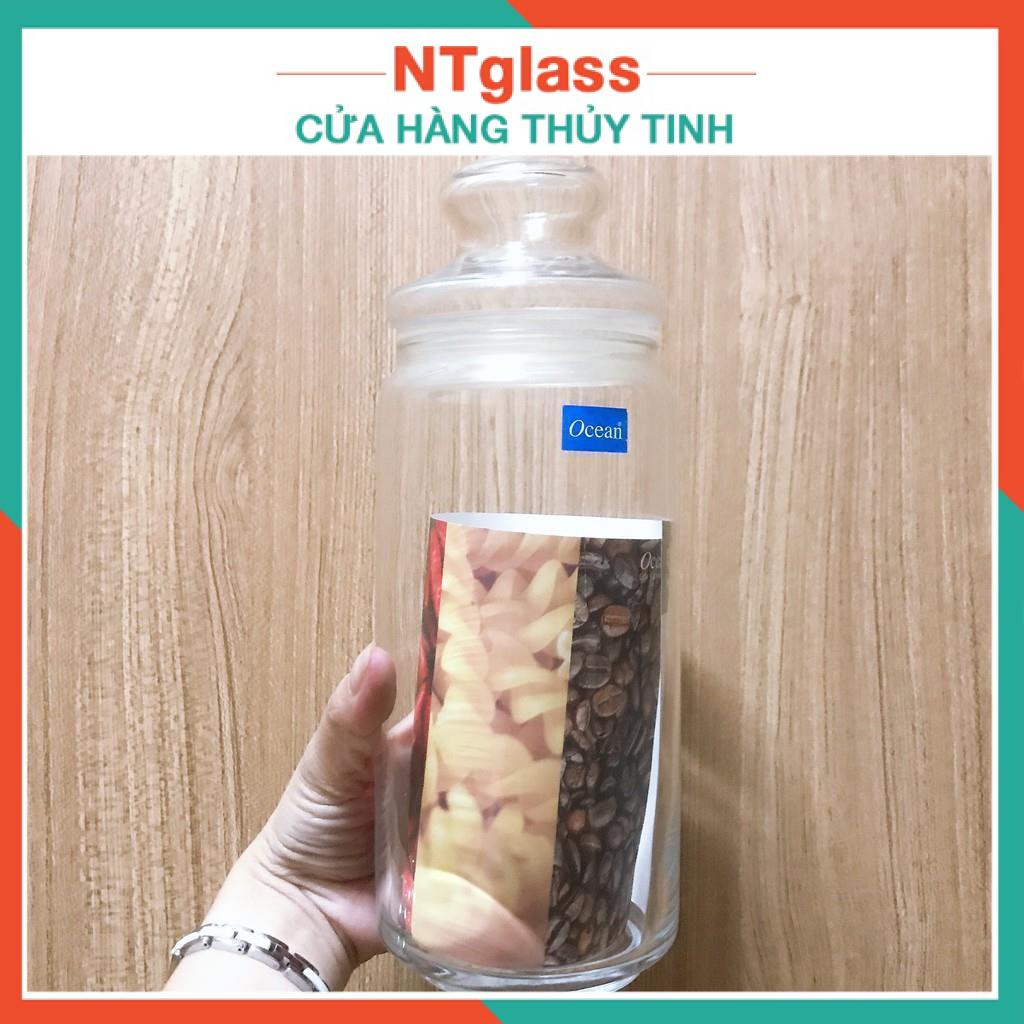 Hủ thủy tinh 1 lít ocean B02536