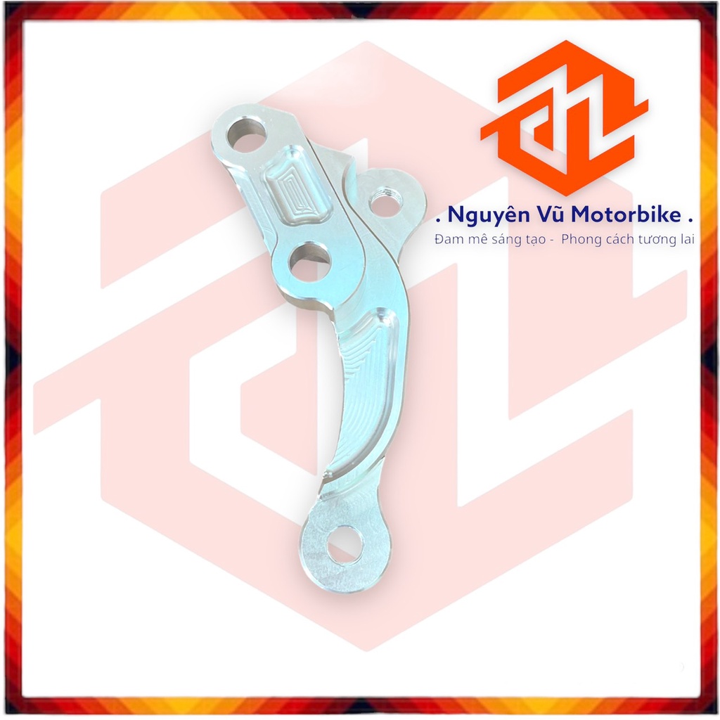 Pas bas trước Sirius đĩa 260/267mm xài heo 4 Pis Adelin