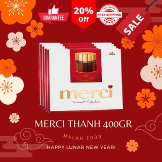 Hộp socola merci thanh tổng hợp 250gr, 400g, Đức