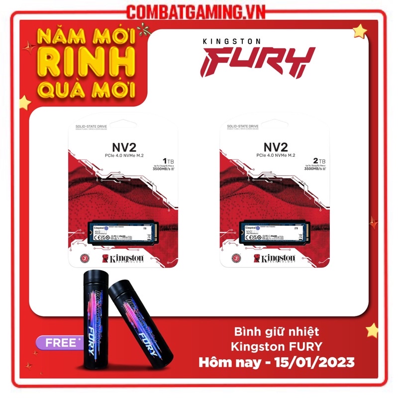 Ổ cứng SSD Kingston NV2 PCIe 4.0 NVMe 250GB 500GB 1TB 2TB Hàng Chính Hãng Npp SPC/VS