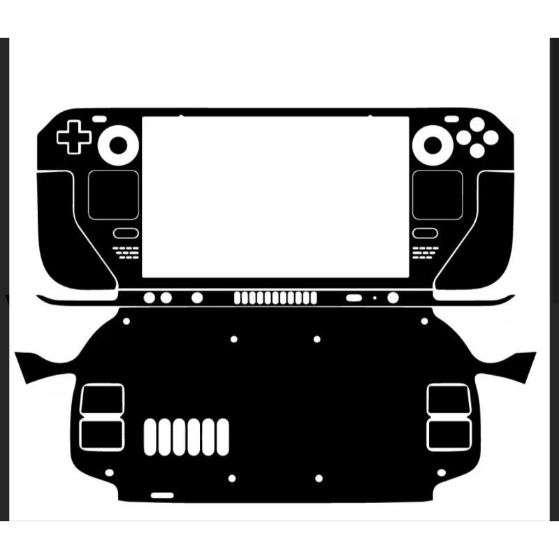 Skin dán trang trí mẫu đen sần cao cấp cho Steam Deck