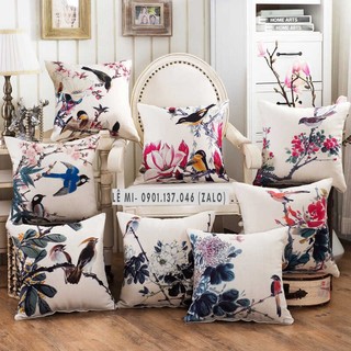 Gối tựa sofa trang trí tết gối tết gối vuống gối trang trí sofa năm mới size 45x45 gối têt gối năm mới