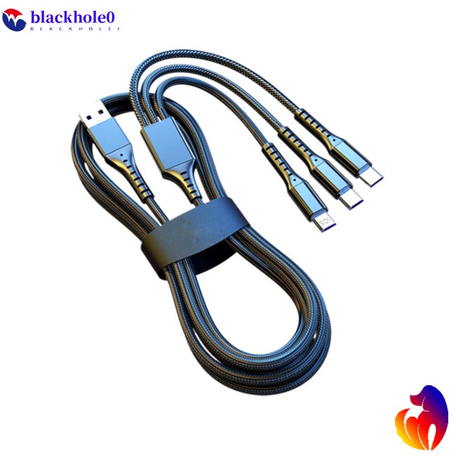 Dây Cáp Sạc Nhanh BH 66w 5a 3 Trong 1 Cho Thiết Bị Android Iphone Type-c