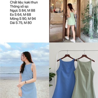 ĐẦM MINI BASIC KHÔNG TAY - DA2891