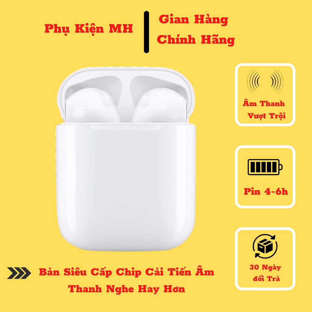 Tai Nghe Bluetooth P2 Cao Cấp Định Vị Đổi Tên Tai Nghe Không Dây Tự Động Kết Nối Chạm Cảm Ứng Dùng Cho IOS