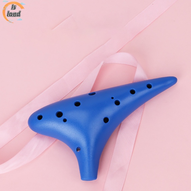 Sáo Ocarina Nhựa 12 Lỗ Dành Cho Người Mới Bắt Đầu