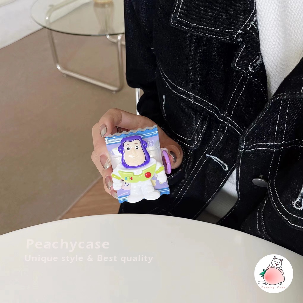 Vỏ Bảo Vệ Hộp Sạc Tai Nghe Airpods 2 Pro 3 Airpods 1 Pro2 Không Dây Chống Thất Lạc Hình Toy Story Woody Buzz Lightyear