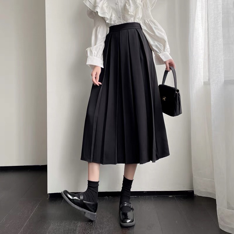 📸 CHÂN VÁY XẾP LY TO 📸 - Siêu phẩm chân váy dập ly thanh lịch siêu sang LOVISHOP
