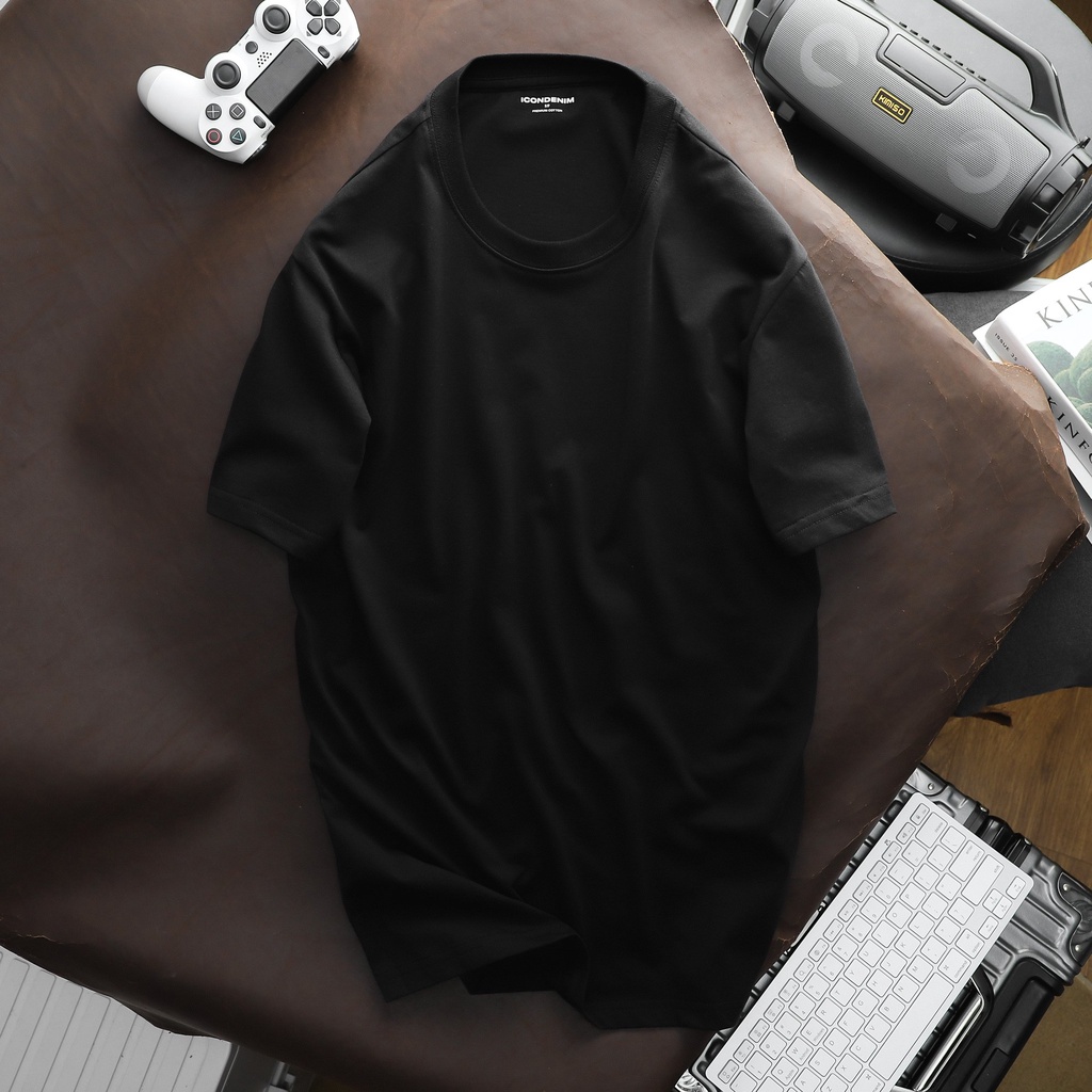 Áo thun nam Basic ICDN Lightweight chất Cotton mềm mại nhẹ thoáng mát - ATID0190