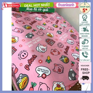 Vỏ gối ôm coton poly nhiều mẫu đẹp(mẫu heo hồng nhí nhố)