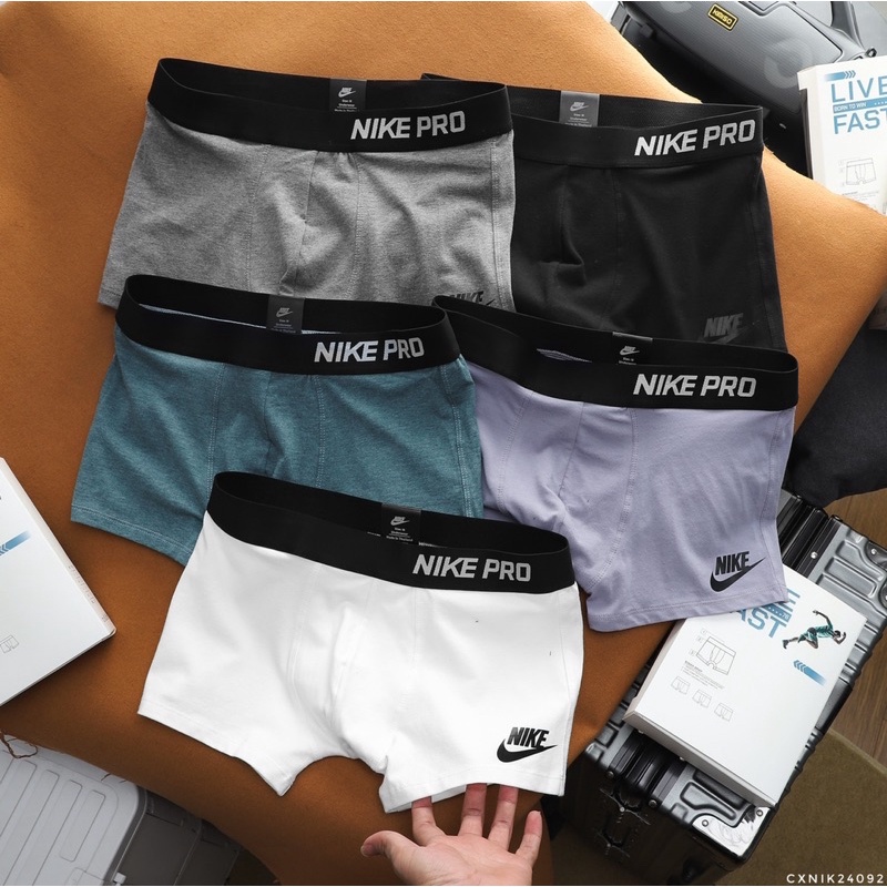 Quần lót nam DÁNG SỊP ĐÙI BOXER cotton co giãn 4 chiều Có Bigsize
