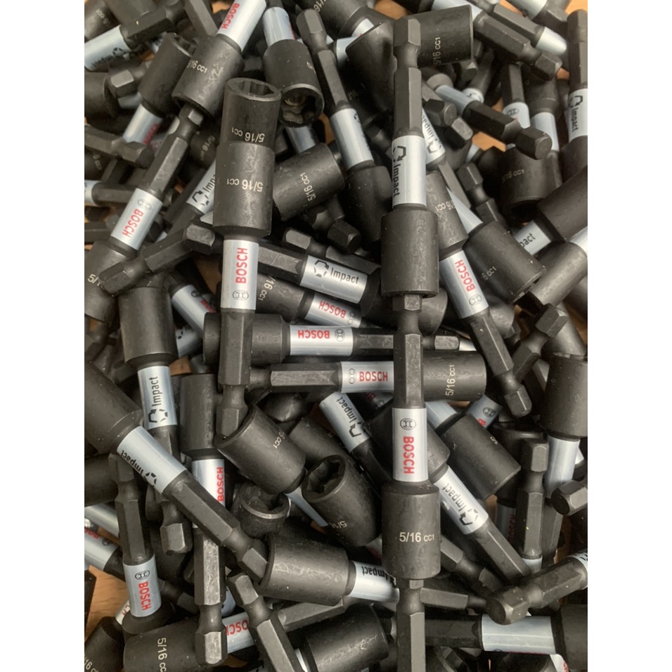 Đầu tôn Bosch 5/16 ( 8ly ) dài 65mm có nam châm hít mạnh chất lượng cao