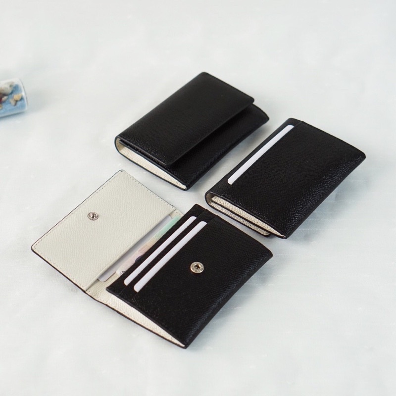 Ví nữ mini, ví mini card da safiano - Ví khắc tên theo yêu cầu, sản phẩm full box