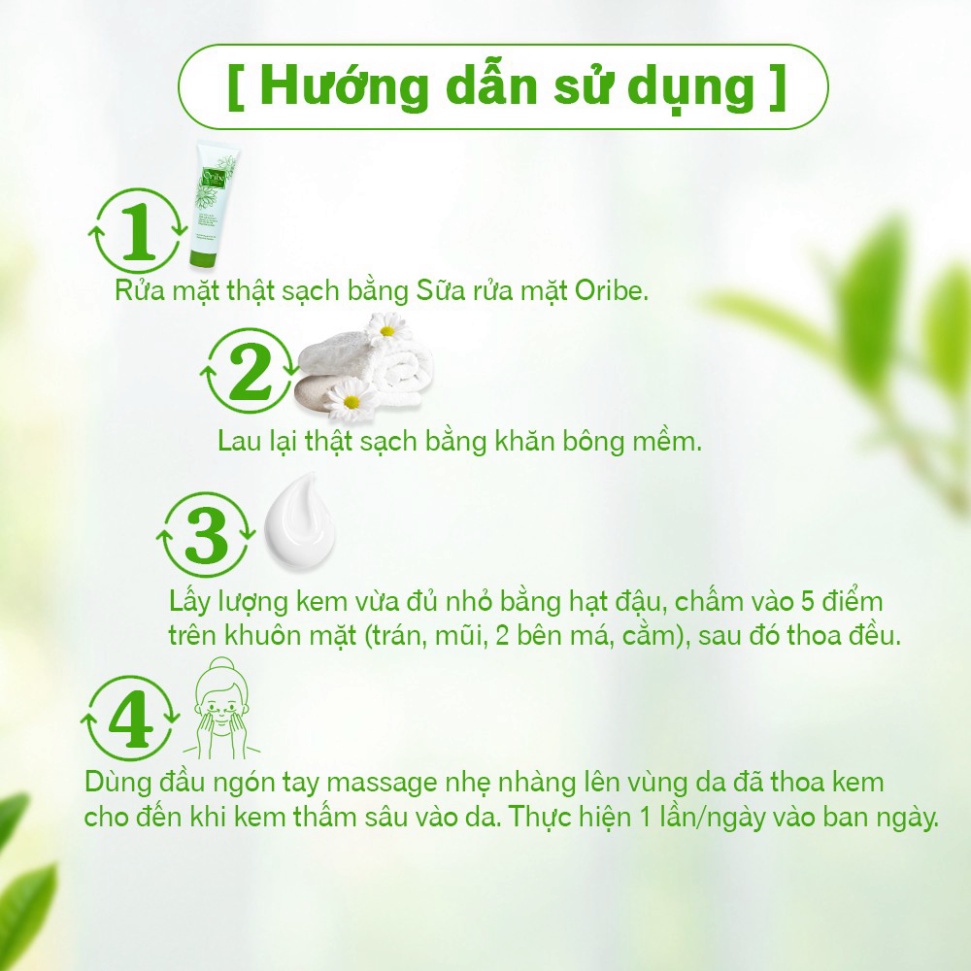 Kem Dưỡng Trắng Da Ngừa Nám Ban Ngày Oribe 30g -Chính Hãng