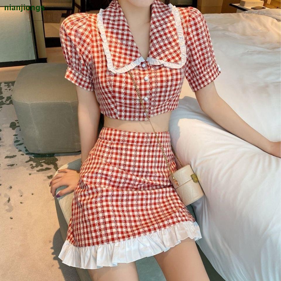 Áo Sơ Mi Tay Ngắn Dáng Ôm Phong Cách Preppy Mẫu Mới 2021