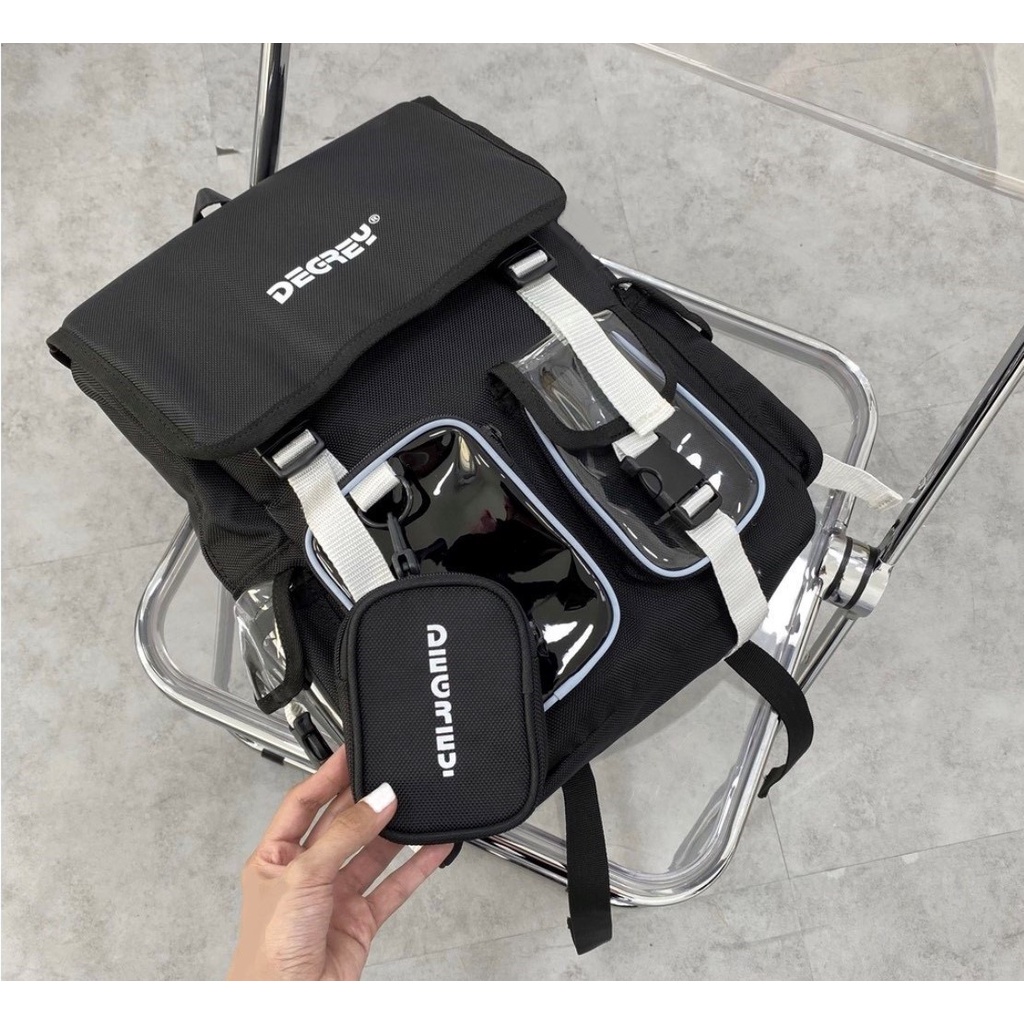 Balo Hologram phản quang 7 màu có cổng+cáp USB