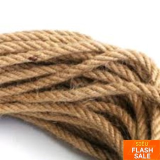 [ DÂY THỪNG 8mm] 5m Dây Thừng Gai Trang Trí DIY 8mm