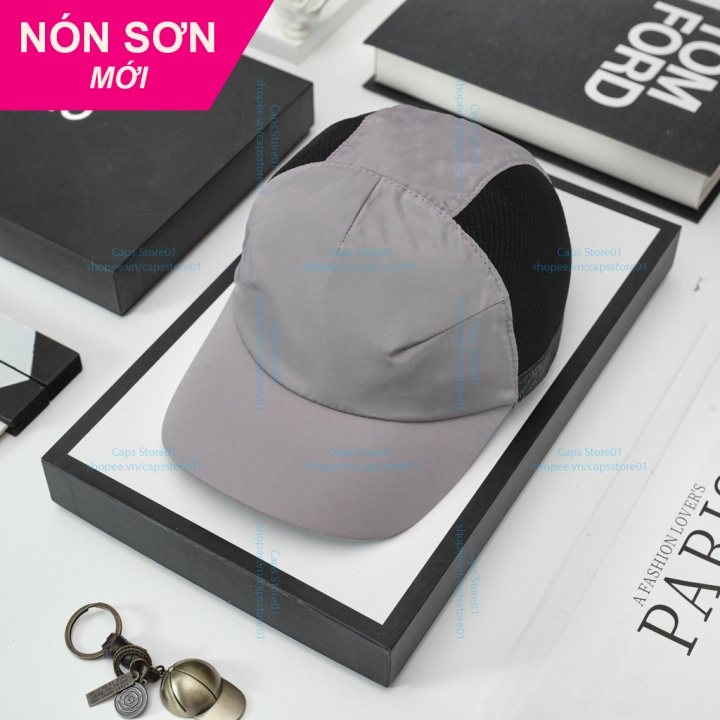 Mũ Lưỡi Trai Nón Sơn Snapback Xám Chóp Vuốt Chính Hãng Hàng Chuẩn Tem 7 Màu Cao Cấp Mới / Nón Kết Sơn