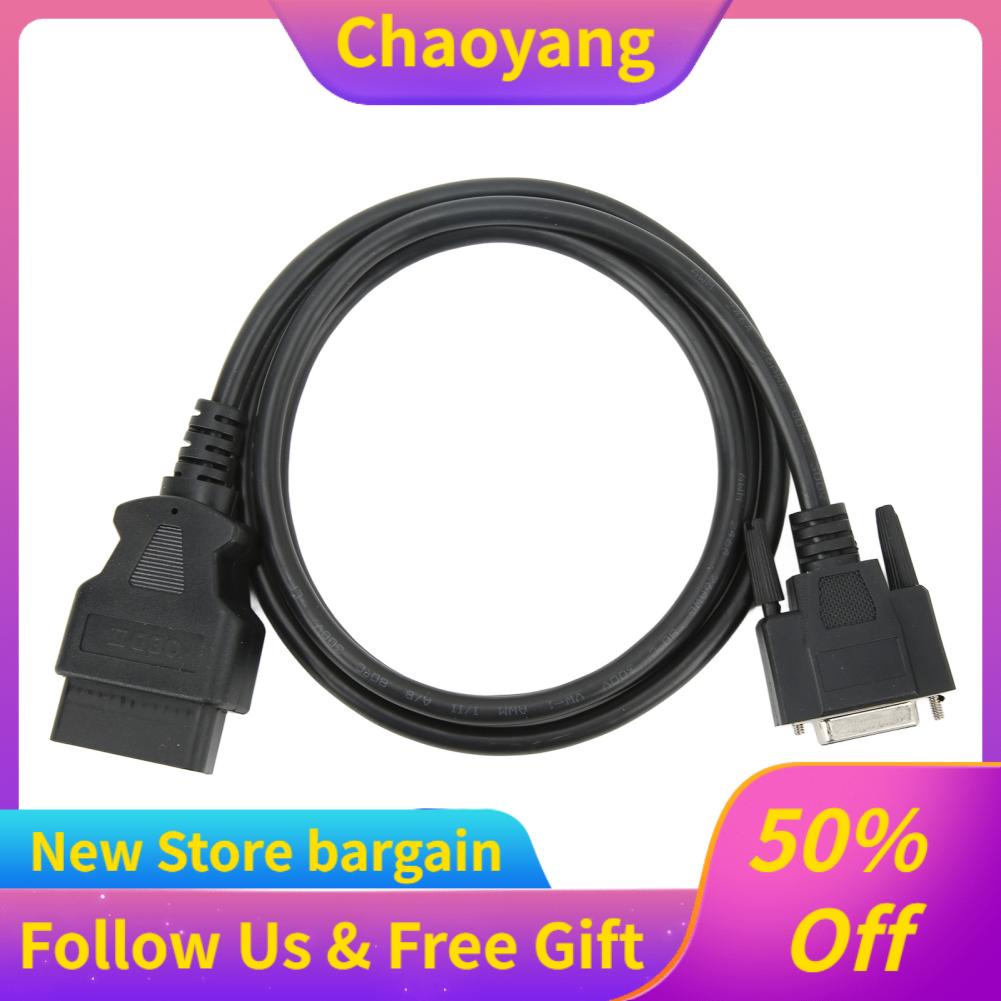 Chaoyangmall Diagnostic Cable Accurate Flexible Interference Resistant Fit for 16Pin to 26 Pin Interface Car