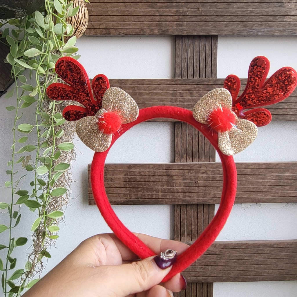 Cài Tóc Sừng Nai Noel Nhiều Mẫu Siêu Cute