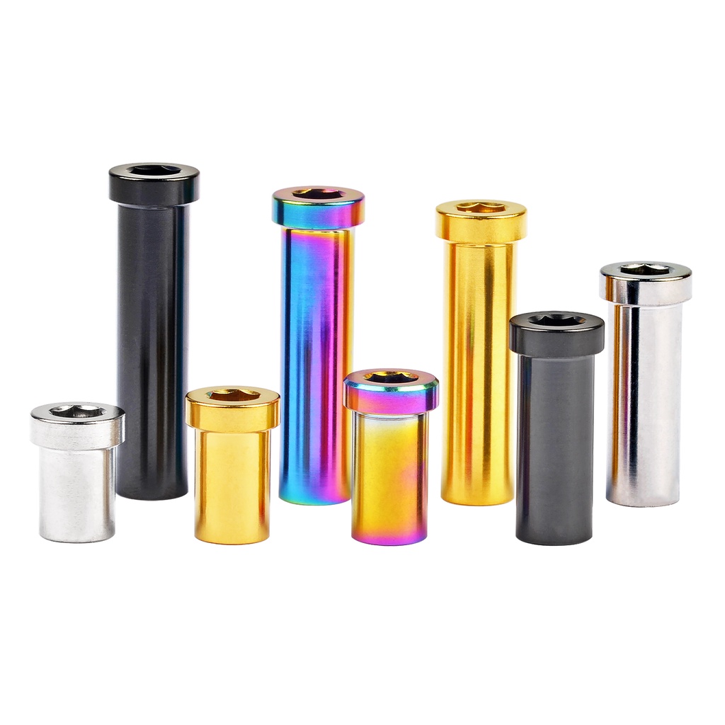 Đai ốc titan WANYIFA M6 dài 13 / 15 / 17 / 21 / 23 / 25 / 31.5 / 33 / 35mm cố định phanh xe đạp