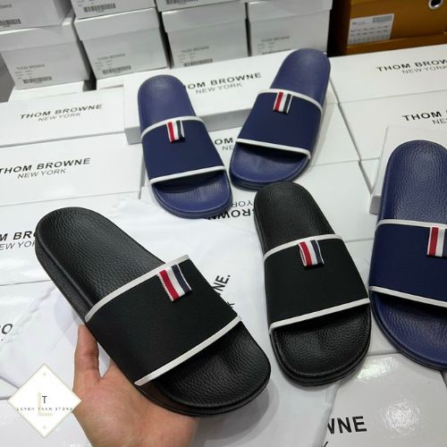 Dép Nam Quai Ngang Nam Thom Browne Cao cấp Siêu Bền LuyệnTrần.Store