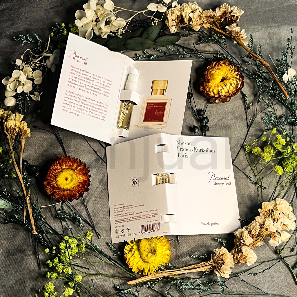 Chai nước hoa trung tính 1.5ml - Maison Francis Kurkdjian Baccarat Rouge 540