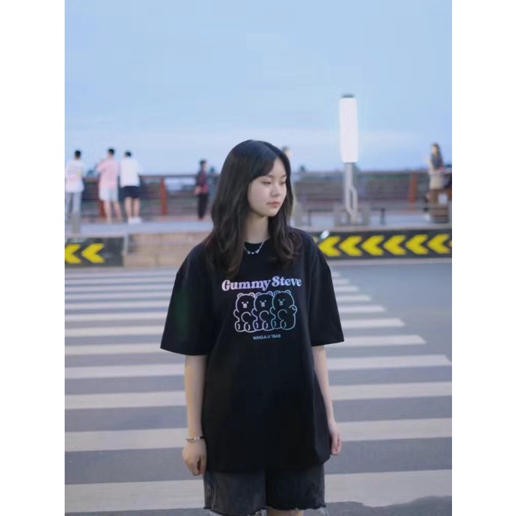 Áo gấu Whoau Gummy steve sale 74%