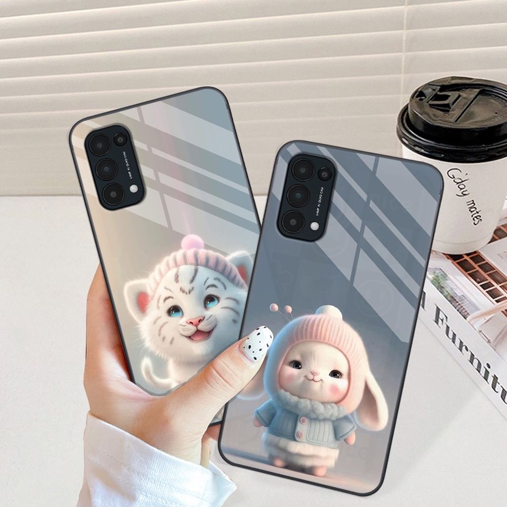 Ốp lưng cho OPPO Reno5 4G / Reno5 5G / Reno 5 in hình 12 con giáp Hot trend siêu dễ thương