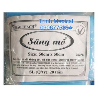 Săng Mổ Bảo Thạch (50cm*50cm) có lỗ và không lỗ( Túi 20 bịch)