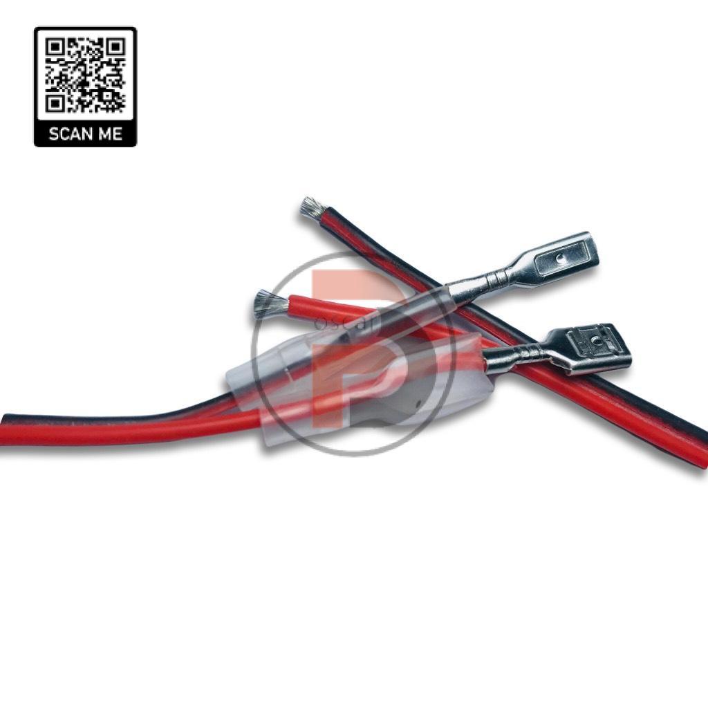 Dây loa AWG 20-22 đã bấm cos và bọc mút eva 25cm