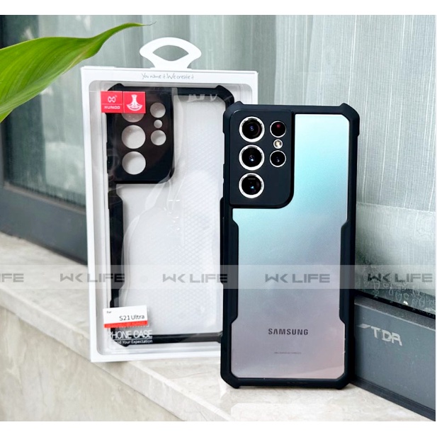 Ốp lưng XUNDD Samsung S21 , S21 Ultra , S21 Plus - Chống shock, Mặt lưng trong, Viền TPU