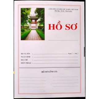 HỒ SƠ XIN VIỆC