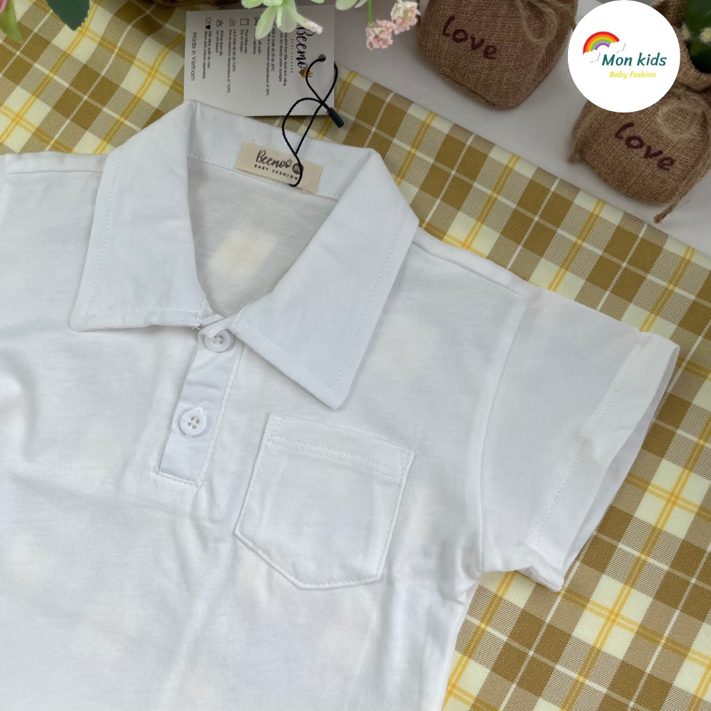 Thanh lý siêu rẻ, Áo polo bé trai chất cotton mềm mịn