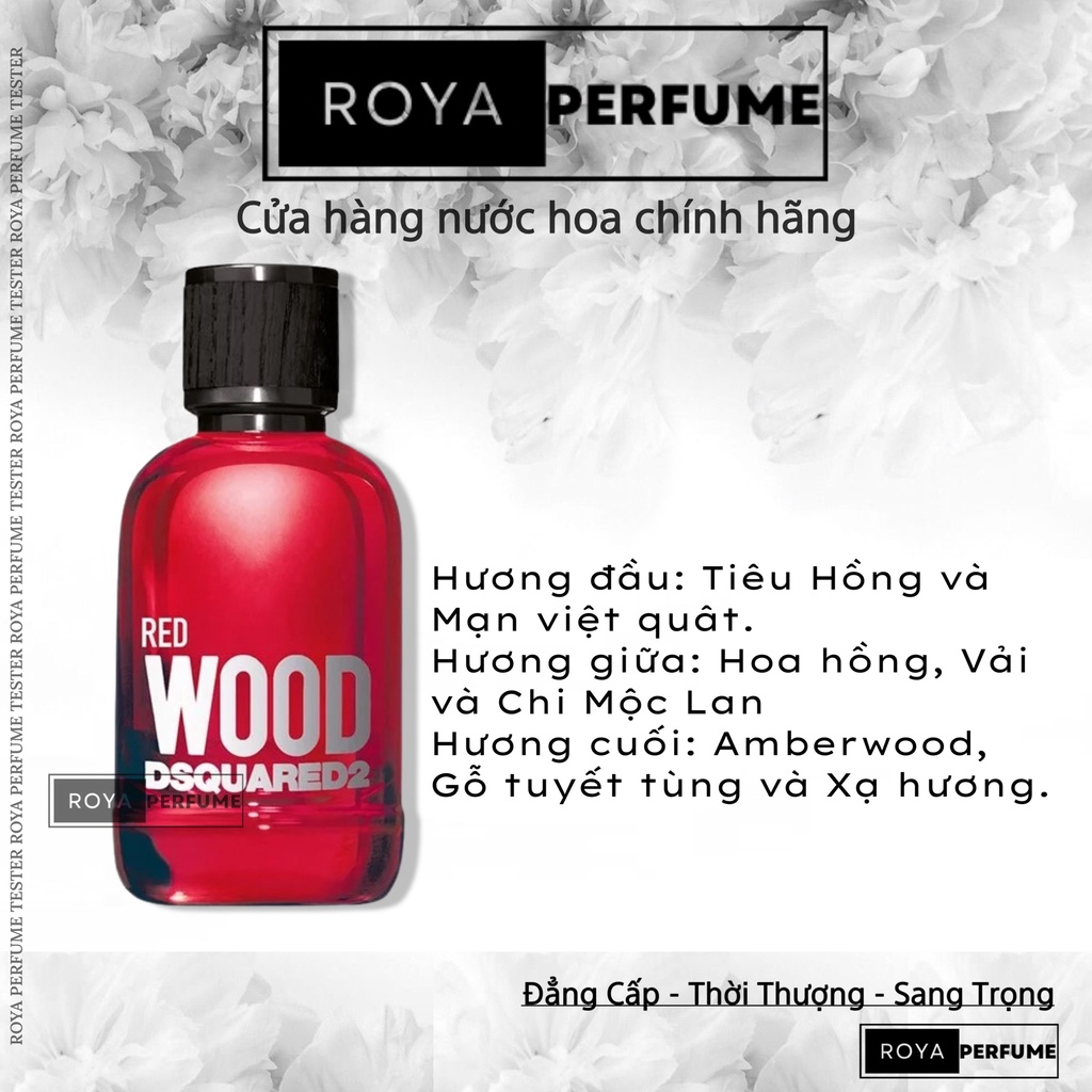 -𝑹𝑶𝑱𝑨- Nước Hoa Dsquared2 Red Wood Pour Femme EDT -𝑹𝑶𝑱𝑨-